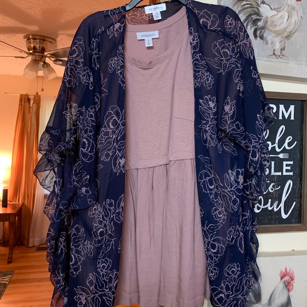 Maternity Blouse and Cover Up